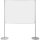 Ultradex Whiteboard FAIR Maße der Oberfläche: 150 x 120 cm (B x H) Tafel magnethaftend beidseitig beschreibbar inkl. 2 Standrohre, 2 Füße, 4 Tafelklemmen, Innensechskantschlüssel Stahl lackiert weiß
