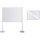 Ultradex Whiteboard FAIR Maße der Oberfläche: 200 x 120 cm (B x H) Tafel magnethaftend beidseitig beschreibbar inkl. 2 Standrohre, 2 Füße, 4 Tafelklemmen, Innensechskantschlüssel Stahl lackiert weiß