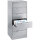 C+P Karteischrank Asisto 562 x 1.298 x 600 mm (B x H x T) 6 Schubladen Stahl, lackiert lichtgrau