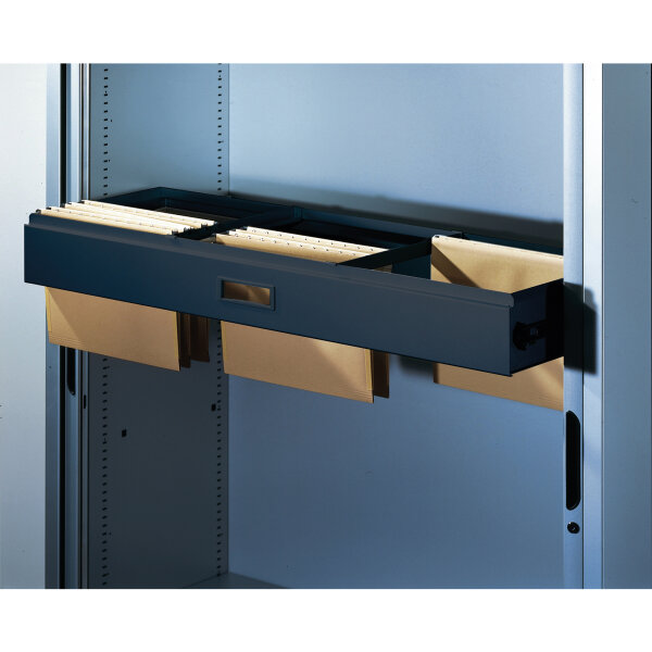 C+P Hängerahmen Büroschrank 1.037 x 121 x 355 mm (B x H x T) 3-bahnig schwarzgrau