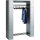C+P Garderobenschrank Serie 8070 1.430 x 1.950 x 480 mm (B x H x T) Stahl, lackiert lichtgrau