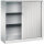 C+P Rollladenschrank Asisto 1.200 x 1.310 x 435 mm (B x H x T) 2 Fachböden lichtgrau lichtgrau