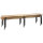 C+P Umkleidebank 2.000 x 460 x 460 mm (B x H x T) Buche schwarzgrau