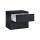 C+P Hängeregistraturschrank Acurado 787 x 733 x 590 mm (B x H x T) Stahl, lackiert schwarzgrau