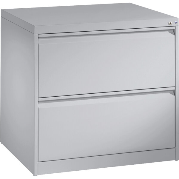 C+P Hängeregistraturschrank Acurado 787 x 733 x 590 mm (B x H x T) Stahl, lackiert weißaluminium