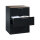 C+P Hängeregistraturschrank Asisto 800 x 998 x 600 mm (B x H x T) Stahl, lackiert Farbe der Front: schwarzgrau Farbe des Korpus: schwarzgrau