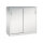 C+P Schiebetürenschrank Acurado 1.200 x 1.200 x 500 mm (B x H x T) 2 Fachböden Stahl, lackiert Farbe der Front: lichtgrau Farbe des Korpus: lichtgrau