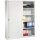 C+P Schiebetürenschrank Acurado 1.600 x 1.950 x 400 mm (B x H x T) 8 Fachböden Stahl, lackiert Farbe der Front: lichtgrau Farbe des Korpus: lichtgrau