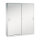 C+P Schiebetürenschrank Acurado 1.600 x 1.950 x 400 mm (B x H x T) 8 Fachböden Stahl, lackiert Farbe der Front: lichtgrau Farbe des Korpus: lichtgrau
