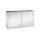 C+P Schiebetürenschrank Acurado 1.600 x 1.000 x 500 mm (B x H x T) 2 x 1 Fachboden Stahl, lackiert Farbe der Front: lichtgrau Farbe des Korpus: lichtgrau