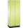 C+P Kleiderspind Cambio 800 x 1.950 x 525 mm (B x H x T) 2 Abteile Stahl, lackiert Farbe der Front: clowngrün Farbe des Korpus: lichtgrau