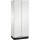 C+P Kleiderspind Cambio 800 x 1.950 x 525 mm (B x H x T) 2 Abteile Stahl, lackiert Farbe der Front: lichtgrau Farbe des Korpus: lichtgrau