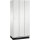 C+P Kleiderspind Cambio 900 x 1.950 x 525 mm (B x H x T) 3 Abteile Stahl, lackiert Farbe der Front: lichtgrau Farbe des Korpus: lichtgrau