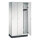 C+P Kleiderspind Cambio 900 x 1.950 x 525 mm (B x H x T) 3 Abteile Stahl, lackiert Farbe der Front: lichtgrau Farbe des Korpus: lichtgrau