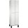 C+P Kleiderspind Cambio 600 x 1.980 x 525 mm (B x H x T) 2 Abteile Stahl, lackiert Farbe der Front: lichtgrau Farbe des Korpus: lichtgrau