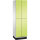 C+P Kleiderspind Cambio 600 x 1.950 x 525 mm (B x H x T) 2 Abteile Stahl, lackiert Farbe der Front: clowngrün Farbe des Korpus: lichtgrau