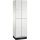 C+P Kleiderspind Cambio 600 x 1.950 x 525 mm (B x H x T) 2 Abteile Stahl, lackiert Farbe der Front: lichtgrau Farbe des Korpus: lichtgrau