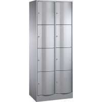 C+P Schließfachschrank Resisto 8 Fächer Stahl,...