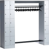 C+P Garderobenschrank Serie 8070 2.100 x 1.950 x 480 mm...