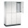 C+P Kleiderspind Cambio 1.200 x 1.950 x 525 mm (B x H x T) 3 Abteile Stahl, lackiert Farbe der Front: lichtgrau Farbe des Korpus: lichtgrau