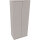 Flügeltürenschrank endless 800 x 1.869 x 442 mm (B x H x T) 4 Fachböden Holz Farbe: lichtgrau silberaluminium