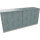 Schiebetürenschrank endless 1.600 x 781 x 442 mm (B x H x T) 2 Fachböden Holz beton hell