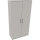 Flügeltürenschrank endless 1.000 x 1.869 x 442 mm (B x H x T) 4 Fachböden Holz Farbe: lichtgrau anthrazit metallic