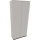 Flügeltürenschrank endless 1.000 x 2.221 x 442 mm (B x H x T) 5 Fachböden Holz Farbe: lichtgrau anthrazit metallic