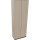 Flügeltürenschrank endless 800 x 2.221 x 442 mm (B x H x T) 5 Fachböden Holz Farbe: eiche natur anthrazit metallic