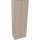 Flügeltürenschrank endless 800 x 2.221 x 442 mm (B x H x T) 5 Fachböden Holz Farbe: eiche natur silberaluminium