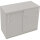 Schiebetürenschrank endless 1.000 x 781 x 442 mm (B x H x T) 1 Fachboden Holz lichtgrau