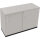 Schiebetürenschrank endless 1.200 x 781 x 442 mm (B x H x T) 2 Fachböden Holz lichtgrau