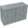 Schiebetürenschrank endless 1.200 x 781 x 442 mm (B x H x T) 2 Fachböden Holz beton hell