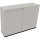 Schiebetürenschrank endless 1.600 x 1.133 x 442 mm (B x H x T) 4 Fachböden Holz lichtgrau