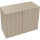 Aufsatzschrank endless Schiebetürenschrank endless 1.000 x 736 x 442 mm (B x H x T) 1 Fachboden Holz eiche natur
