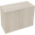 Aufsatzschrank endless Schiebetürenschrank endless 1.000 x 736 x 442 mm (B x H x T) 1 Fachboden Holz akazie hell