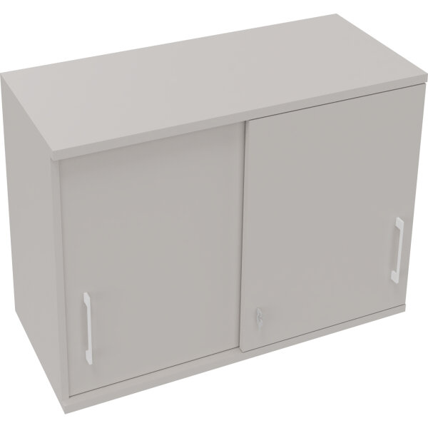 Aufsatzschrank endless Schiebetürenschrank endless 1.000 x 736 x 442 mm (B x H x T) 1 Fachboden Holz lichtgrau