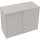 Aufsatzschrank endless Schiebetürenschrank endless 1.000 x 736 x 442 mm (B x H x T) 1 Fachboden Holz lichtgrau