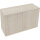 Aufsatzschrank endless Schiebetürenschrank endless 1.200 x 736 x 442 mm (B x H x T) 2 Fachböden Holz akazie hell