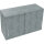 Aufsatzschrank endless Schiebetürenschrank endless 1.200 x 736 x 442 mm (B x H x T) 2 Fachböden Holz beton hell