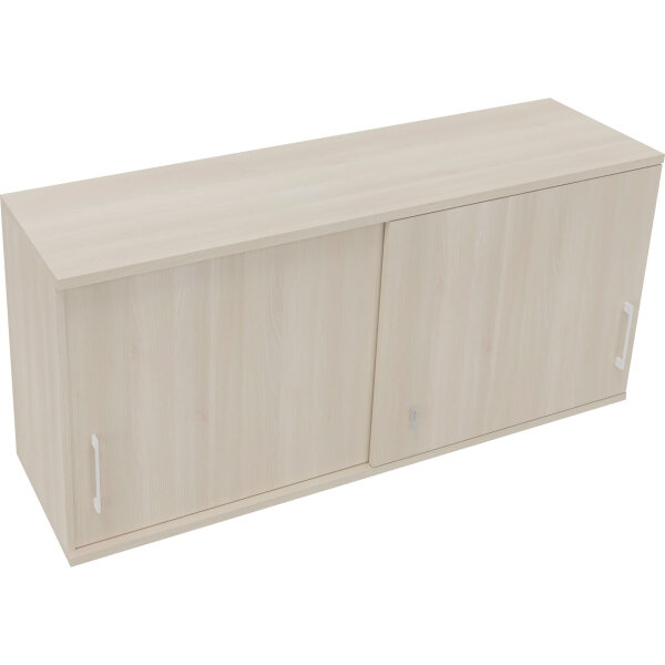 Aufsatzschrank endless Schiebetürenschrank endless 1.600 x 736 x 442 mm (B x H x T) 2 Fachböden Holz akazie hell