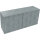 Aufsatzschrank endless Schiebetürenschrank endless 1.600 x 736 x 442 mm (B x H x T) 2 Fachböden Holz beton hell