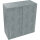 Aufsatzschrank endless Schiebetürenschrank endless 1.000 x 1.088 x 442 mm (B x H x T) 2 Fachböden Holz beton hell