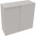 Aufsatzschrank endless Schiebetürenschrank endless 1.200 x 1.088 x 442 mm (B x H x T) 4 Fachböden Holz lichtgrau