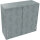 Aufsatzschrank endless Schiebetürenschrank endless 1.200 x 1.088 x 442 mm (B x H x T) 4 Fachböden Holz beton hell