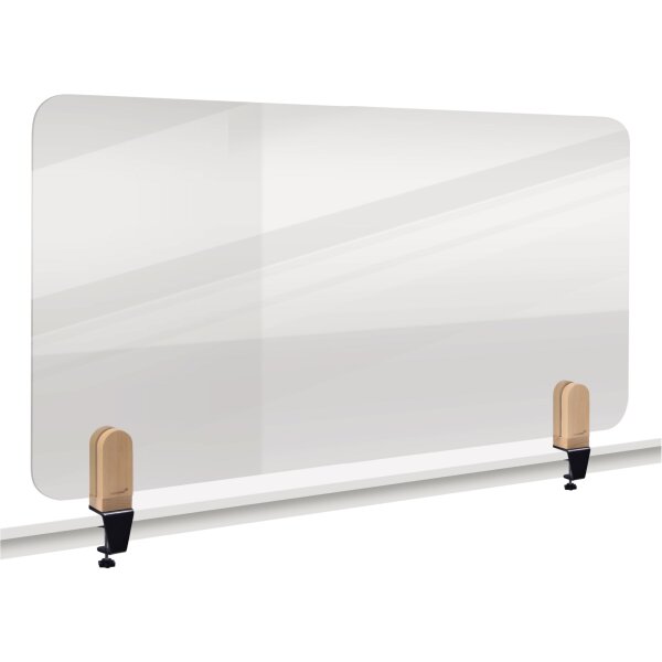 Legamaster Tischtrennwand ELEMENTS 120 x 60 cm (B x H) 0,5cm 7,09kg Polymethylmethacrylat transparent