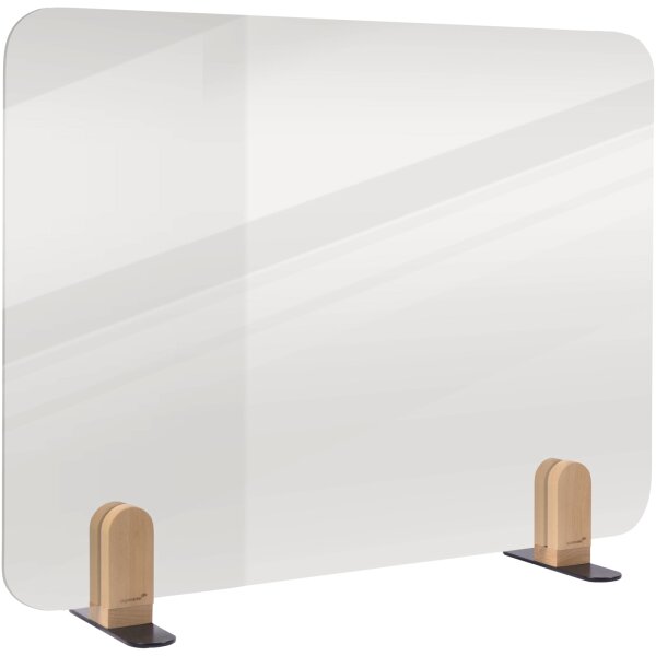 Legamaster Tischtrennwand ELEMENTS 80 x 60 cm (B x H) 0,5cm 5,28kg Polymethylmethacrylat transparent