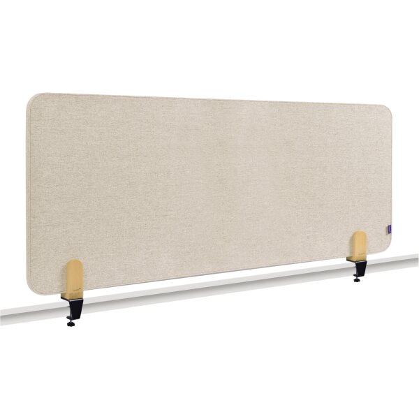 Legamaster Tischtrennwand ELEMENTS Akustik 160 x 60 cm (B x H) 2,1cm Schallabsorberklasse: C schwer entflammbar 6,12kg Textil beige