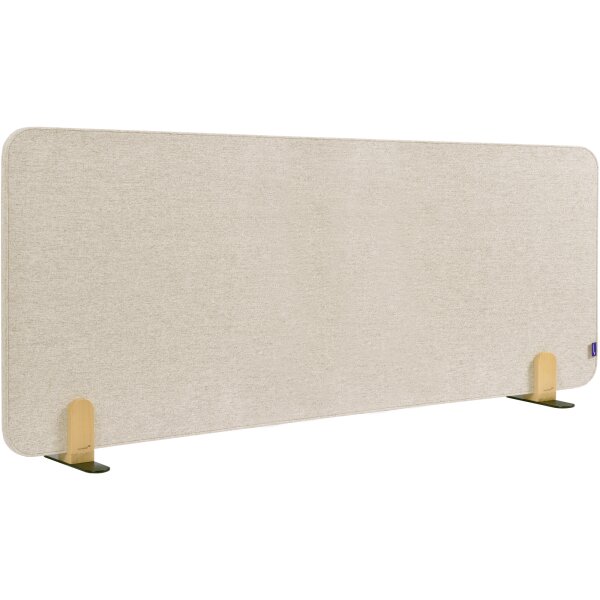 Legamaster Tischtrennwand ELEMENTS Akustik 160 x 60 cm (B x H) 2,1cm Schallabsorberklasse: C schwer entflammbar 6,34kg Textil beige