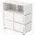 Haupttheke LITTLE PEARL 1.060 x 1.133 x 505 mm (B x H x T) Holz, melaminharzbeschichtet weiß